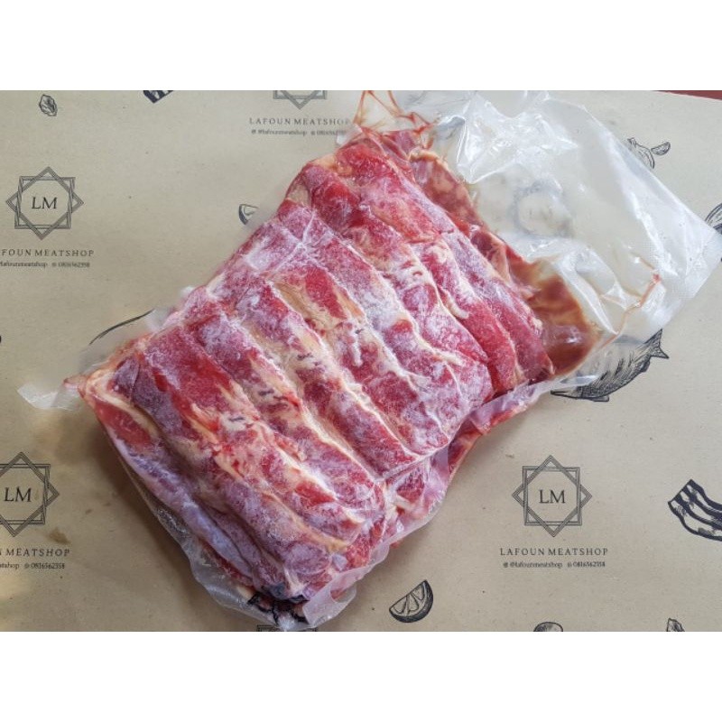 

AUS Brisket Slice 1mm / Daging Slice