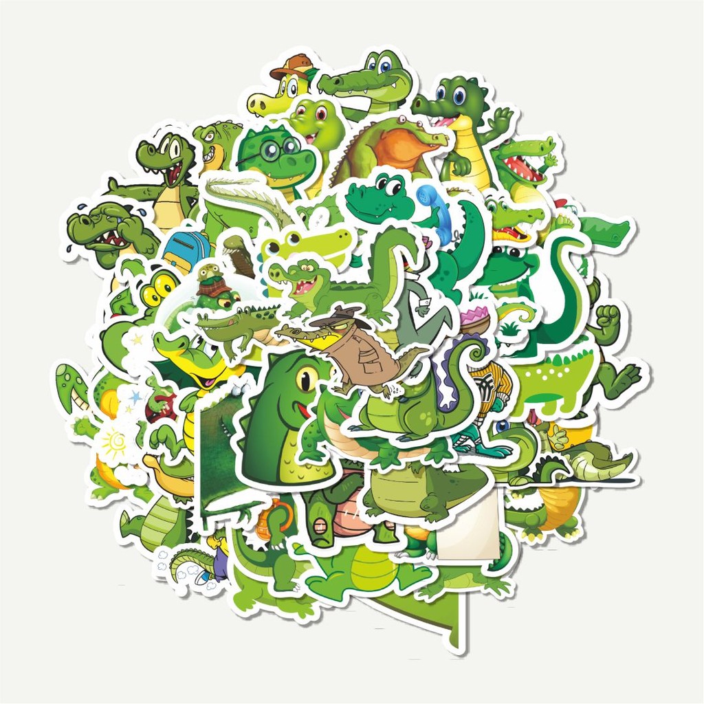 

Sticker Pack Stiker Cute Crocodile Kawaii Alligator Series 1 [Seri Buaya] | Sticker TUMBLR | Stiker LAPTOP KOPER HELM