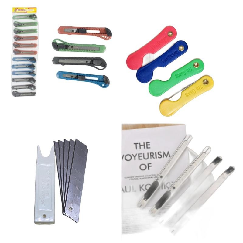 

LMP Aneka cutter besar cutter stainless cutter mini isi cutter CL-150 pisua ukir refill ukir