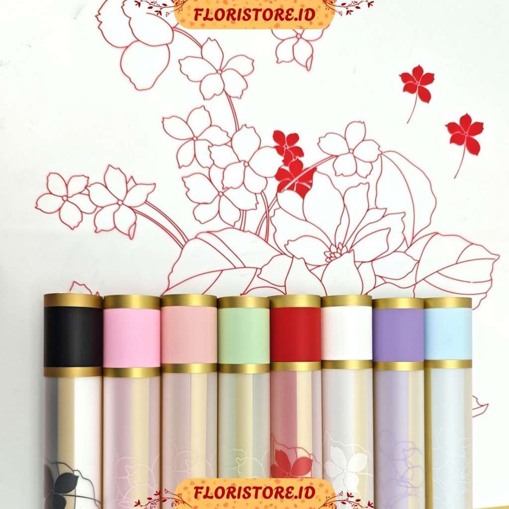 

POETRY ROSE PAPER / CELLOPHANE / FLORIST PAPER / KERTAS BUKET BUNGA / WRAPPING WRAPPER