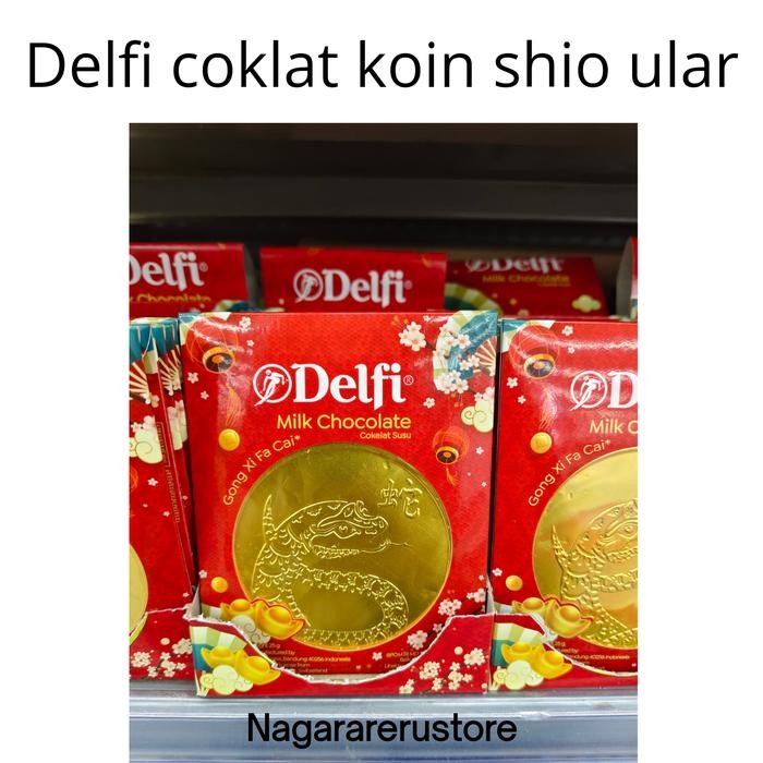 

Delfi milk chocolate coin edisi Imlek 10 x 25 gr