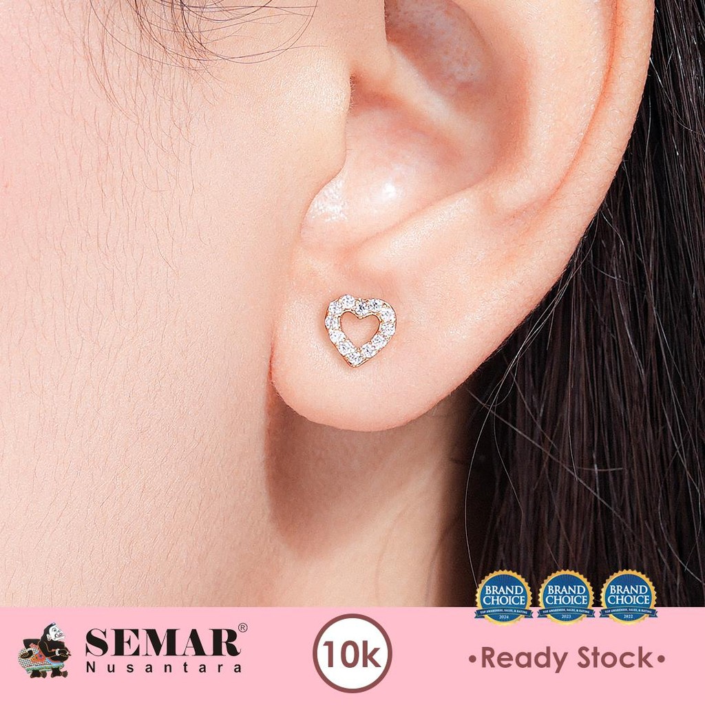 Anting Emas Tindik Kylea Lovely Gold 10K Semar Nusantara