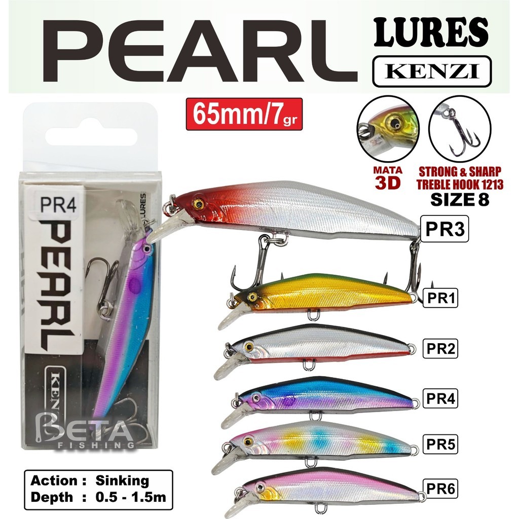 KENZI LURES PEARL 65MM/7G Minnow Sinking