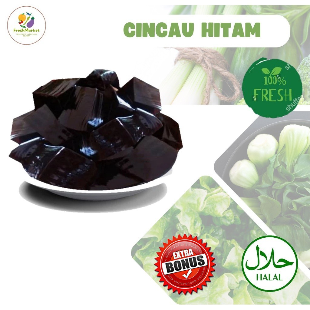 

Cincau Hitam Segar 1 Balok Sayurinstant