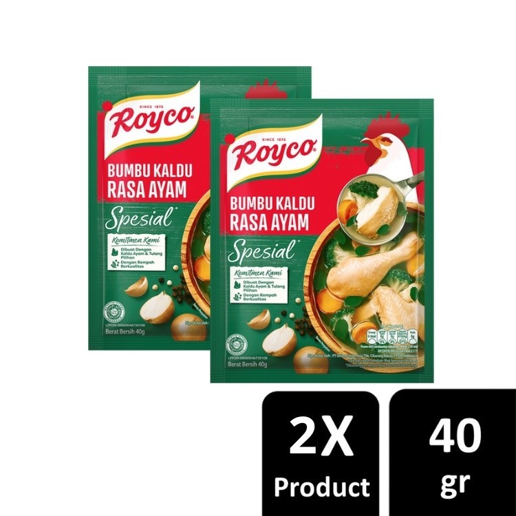 Royco Bumbu Kaldu Ayam Spesial 40 g x2