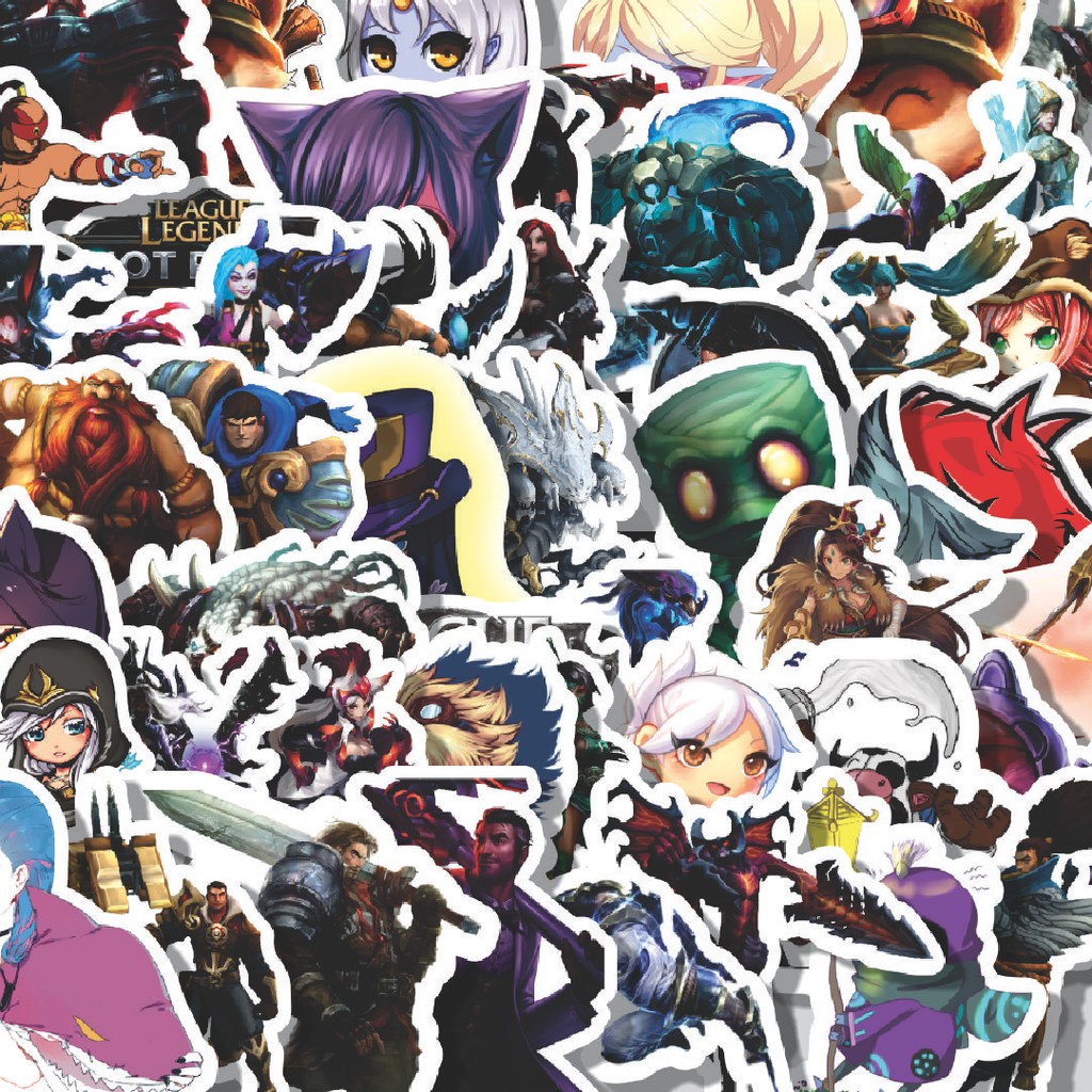 

Stiker Cutting Pack Stiker Kartun League Of Legends Skin 6 Isi 100Pcs Series Aesthetic Lucu Keren Untuk Koper Bahan Vynil