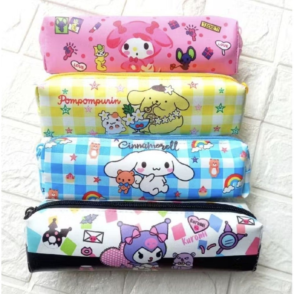 

(GAT) kotak pensil sanRio / tempat pensil KUROMI CINNAMOROL MELODY PURIN / Tempat Pensil SANRIO Persegi Panjang LUCU Cinnamoroll Kuromi TERMURAH / KOTAK PENSIL SANRIO / TEMPAT PENSIL BALOK SANRIO PU RESLETING