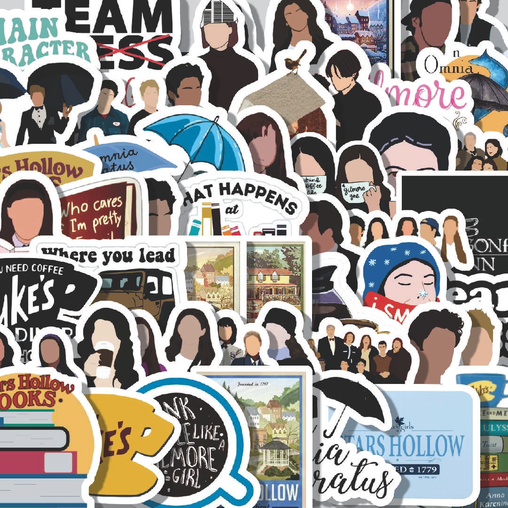

Stiker Cutting Pack Stiker Gilmore Series Isi 100Pcs Series Aesthetic Lucu Keren Untuk Koper Bahan Vynil