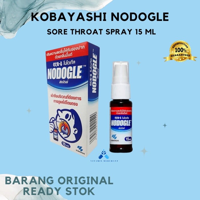 KOBAYASHI NODOGLE Sore Throat Spray / Obat Sakit Tenggorokan - w&w