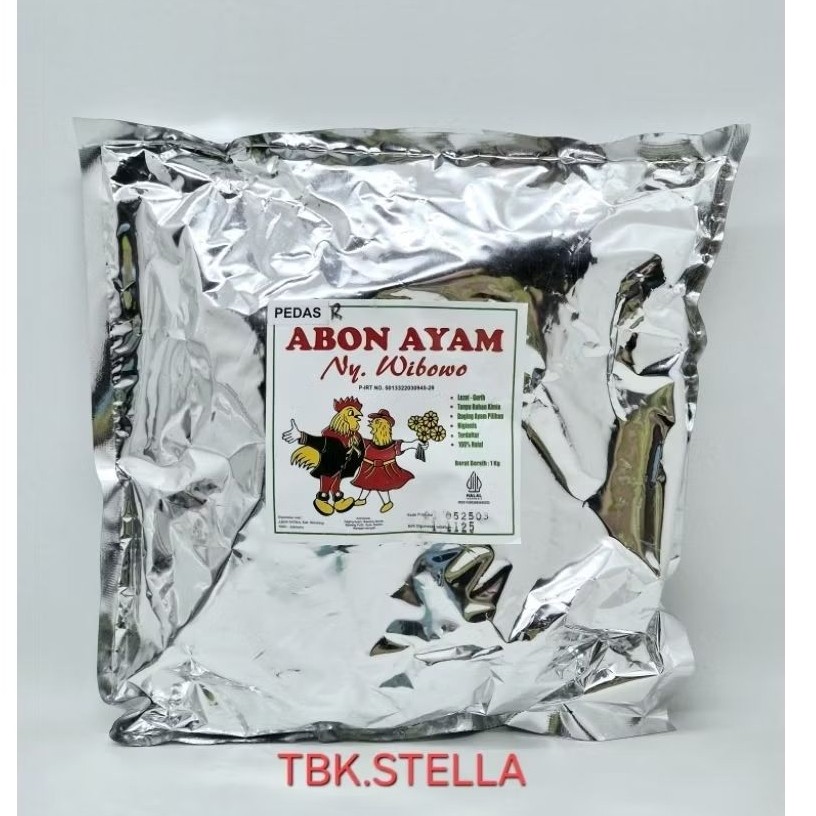 

ABON AYAM PEDAS NY.WIBOWO 1 KG
