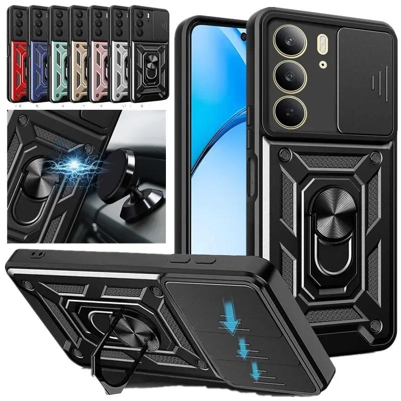 CASE REALME C75 C75X C71 C65 P3 LITE IRING CASE MILITARY SLIDE CAMERA