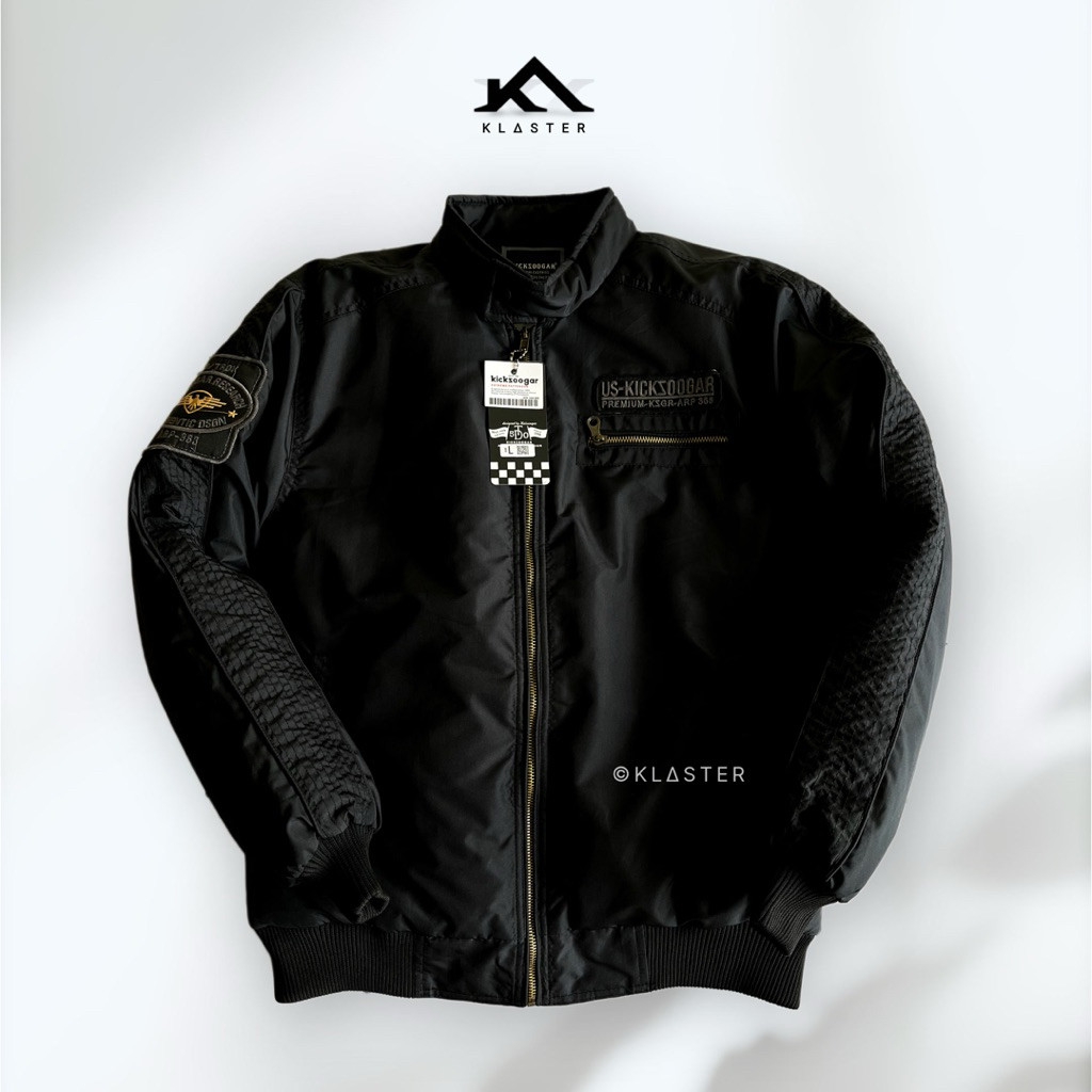 KLASTER - (COD) Jaket Bomber Pria Casual 100% Original Jaket Kicksoogar Waterproof Jaket Pria Tebal 