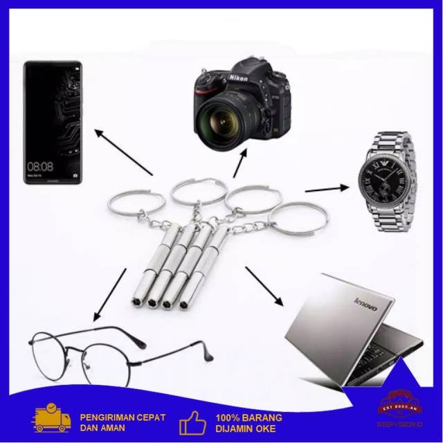 Obeng Kacamata - Obeng kecil serbaguna [StepVision ID]