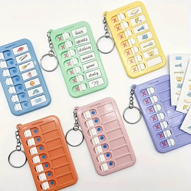 

Kid Self Discipline Check List Memo Board Daily Planner To Do List Korean Stationery Task Detachable Planning Board Key Chain
