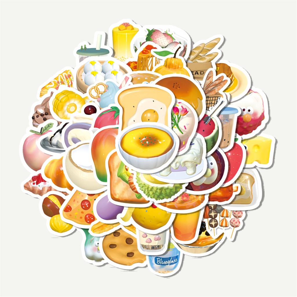 

Sticker Pack Stiker 3D Mix Fruit | Sticker TUMBLR | Stiker LAPTOP KOPER HELM