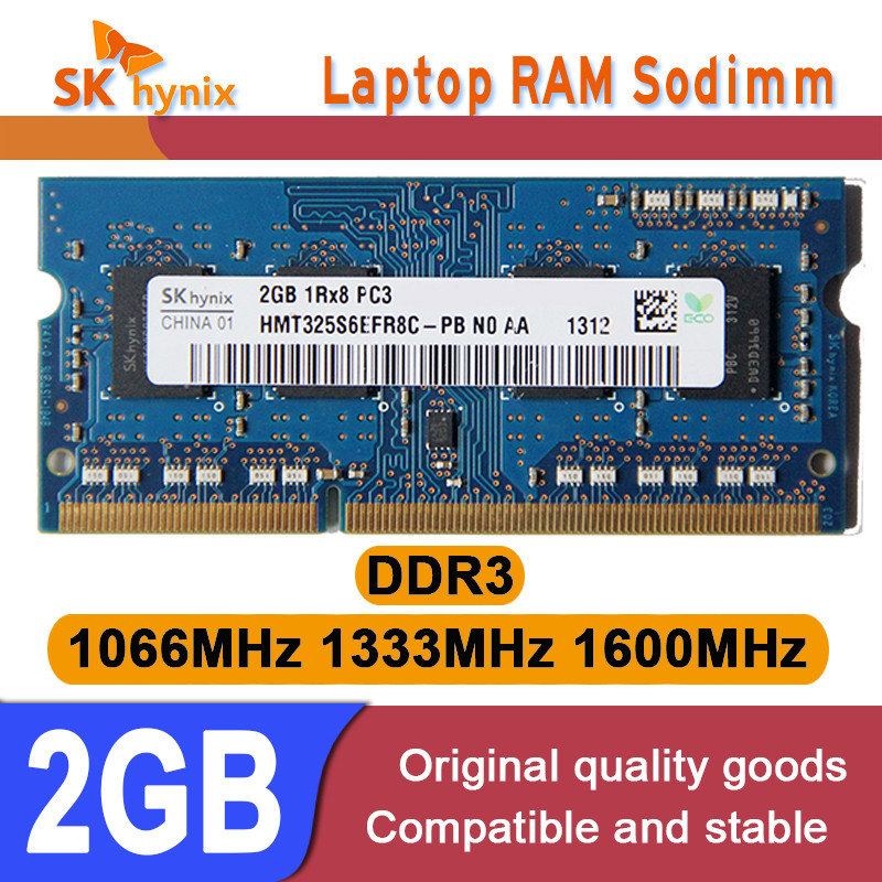 SK Hynix DDR3 2GB 4GB 1066MHz 1333MHz 1600MHz RAM PC3 1Rx8 2Rx8 8500S 10600S 12800S Laptop memory SO