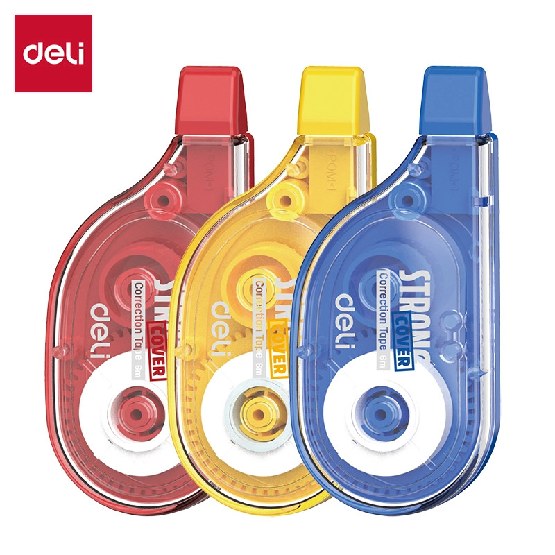 

Deli | Tip Ex Kertas (Correction Tape) | 6 meter | EH08A