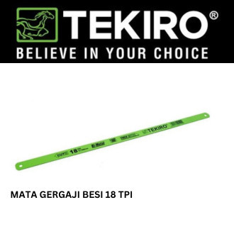 TEKIRO MATA GERGAJI BESI 18 TPI - TANGAN 12 INCH /MATA GERGAJI BESI