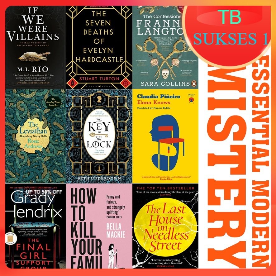 ENGLISh ESSENTIAL MODERN MISTERY NOVELS: ML RIO, JAMES PATTERSON, STUART TURTON, SARA COLLINS, ROSIE