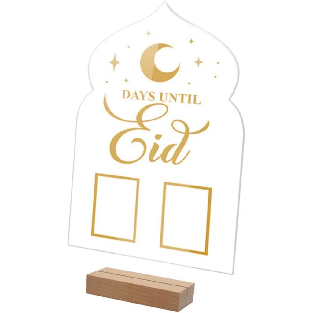 

PROMO !!! TZEKING Kalender Ramadhan Puasa Acrylic Ramadan Calendar Decoration - TK007