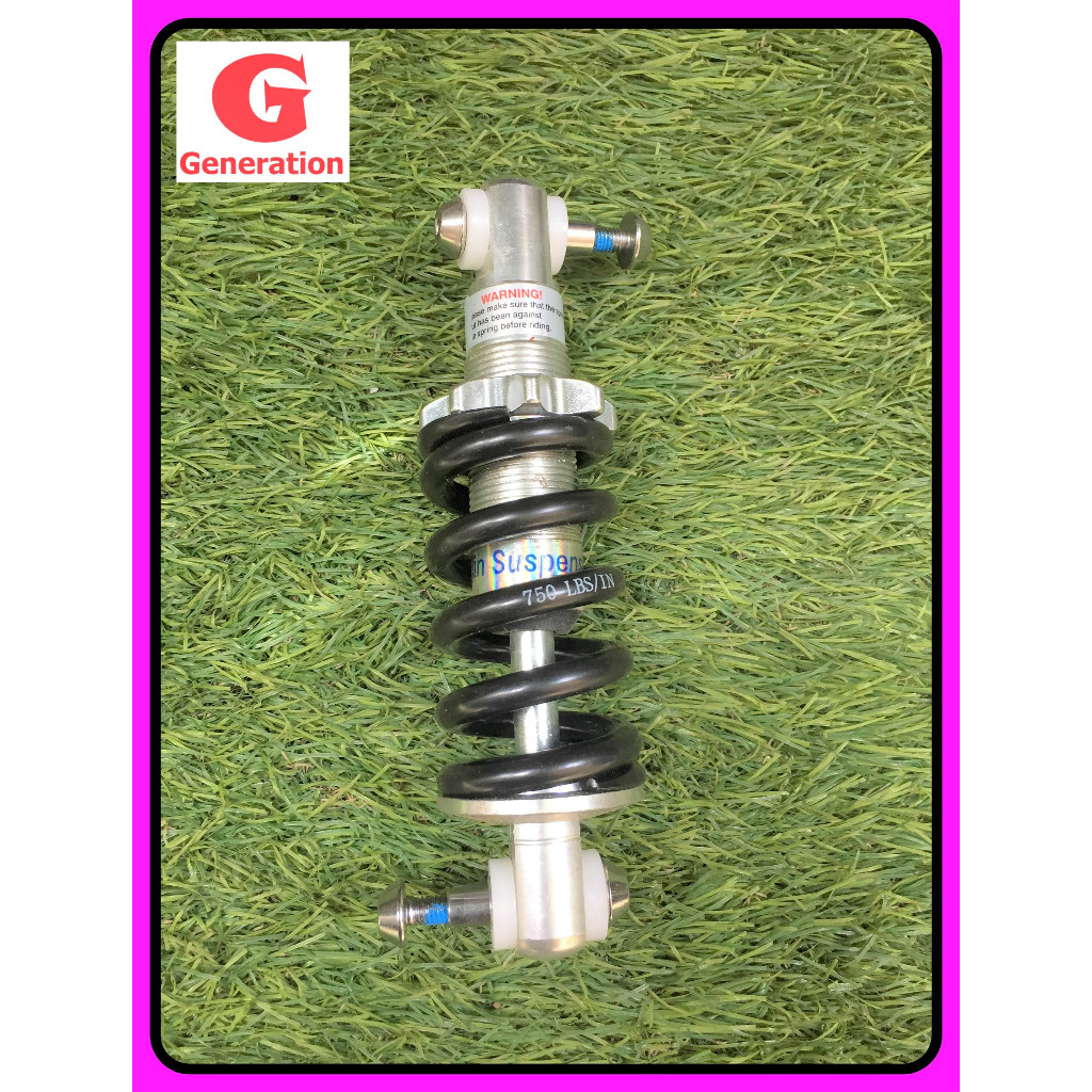 (hirtherowan) Skok / shock suspensi sepeda Rear Suspensi Sepeda 150 x 750 LBS / Sparepart Bicycle Va
