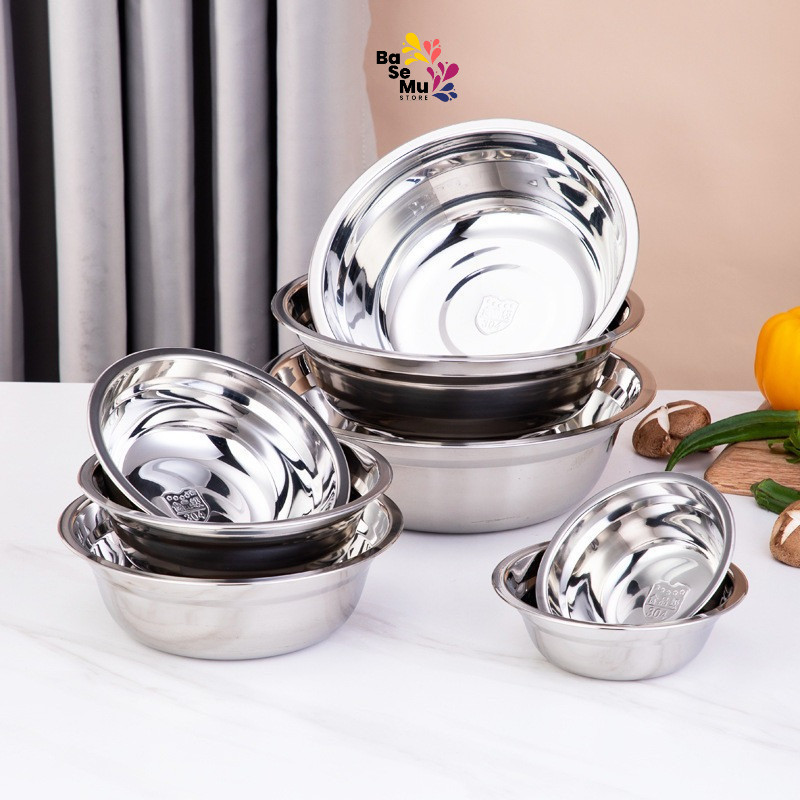 Mangkuk Sup Stainless Steel SUS 304 | Mangkuk Stainless Serbaguna