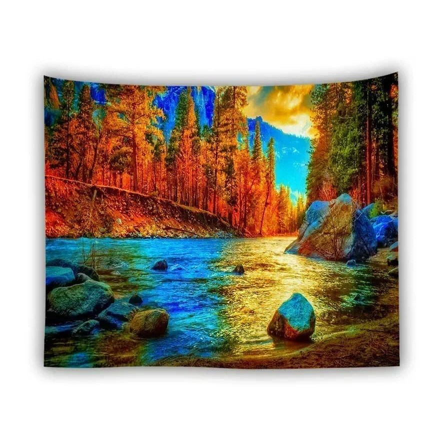 

22214-Tulip diy digital oil painting acrylic flower painting explosion hand-filled landscape painting