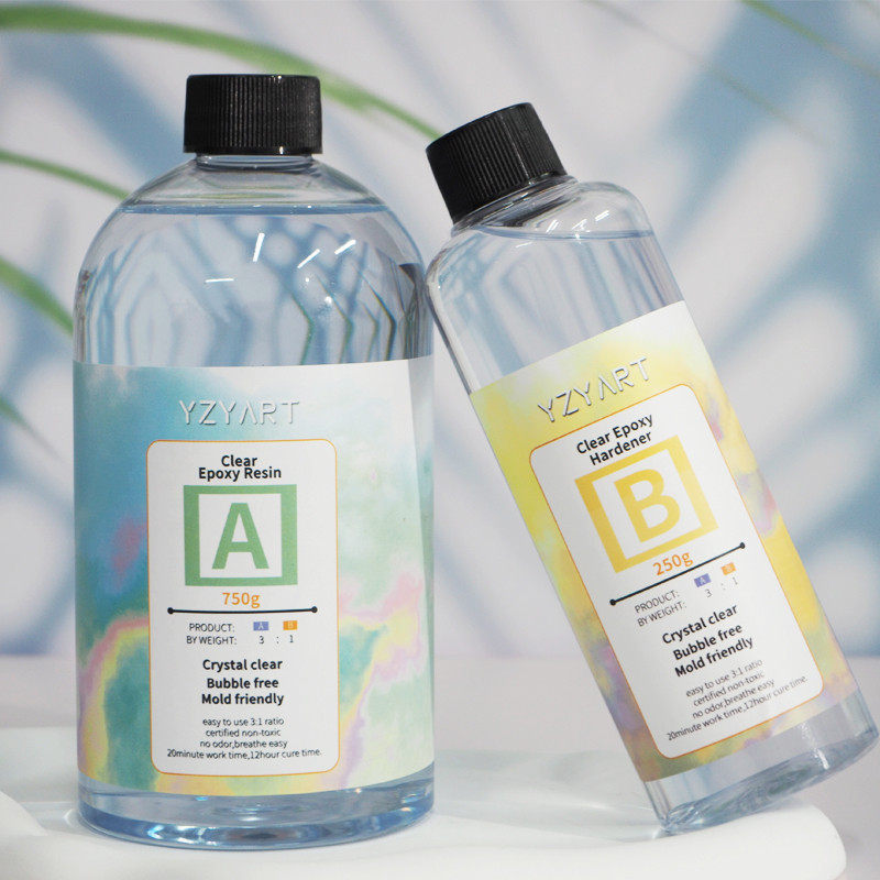 

Deep Pour Epoxy Resin Clear Epoxy Resin Kit Bubble Free Low Odor 3:1 Casting River Table Wood Flower Preservation Art Crafts