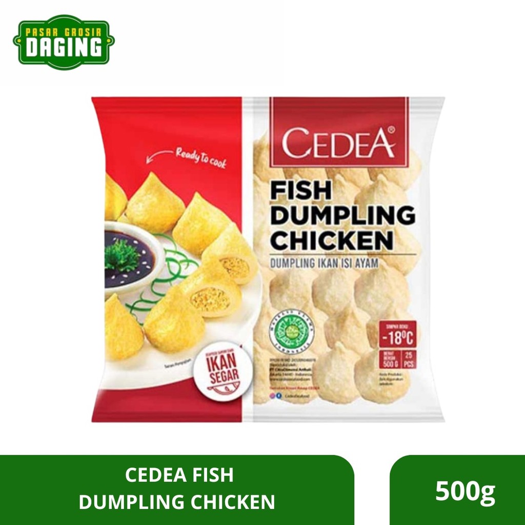 

Cedea Dumpling Ikan Isi Ayam dan Keju 500gr