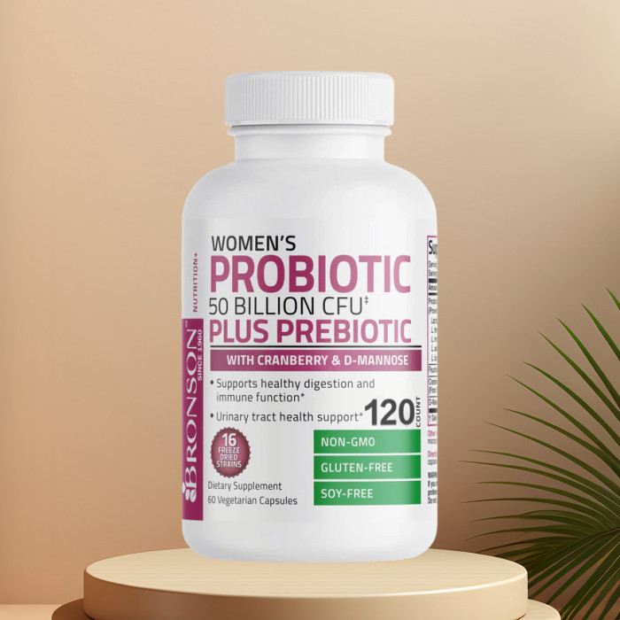 BRONSON Probiotic Plus Prebiotic For Women / Bronson Woman’s Probiotic