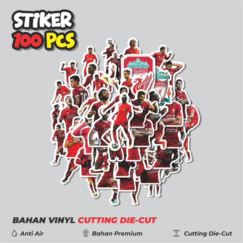 

Terbaru! 50 pcs Stiker Football Series Liverpool FC Dekorasi Lucu Kreatif untuk Notebook, Skateboard, HP