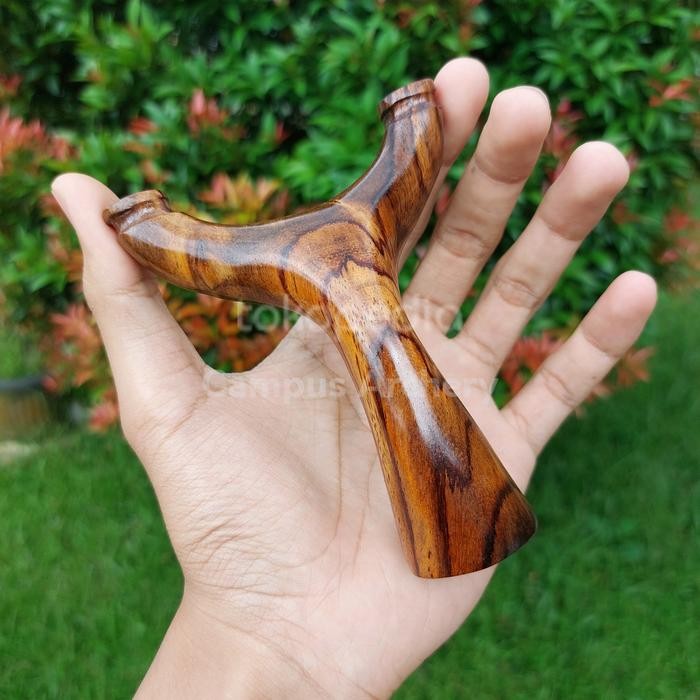 Ketapel Cagak Kayu Sonokeling Slingshot Ketapel Cagak