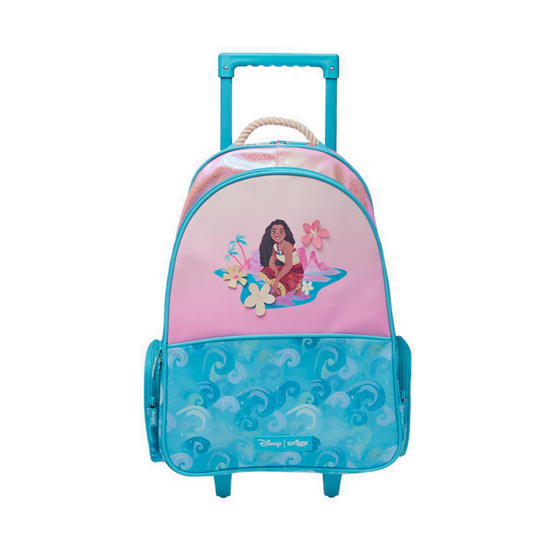 Smiggle Bag Bagpack Trolley Lt Moana - IGL457122PNK