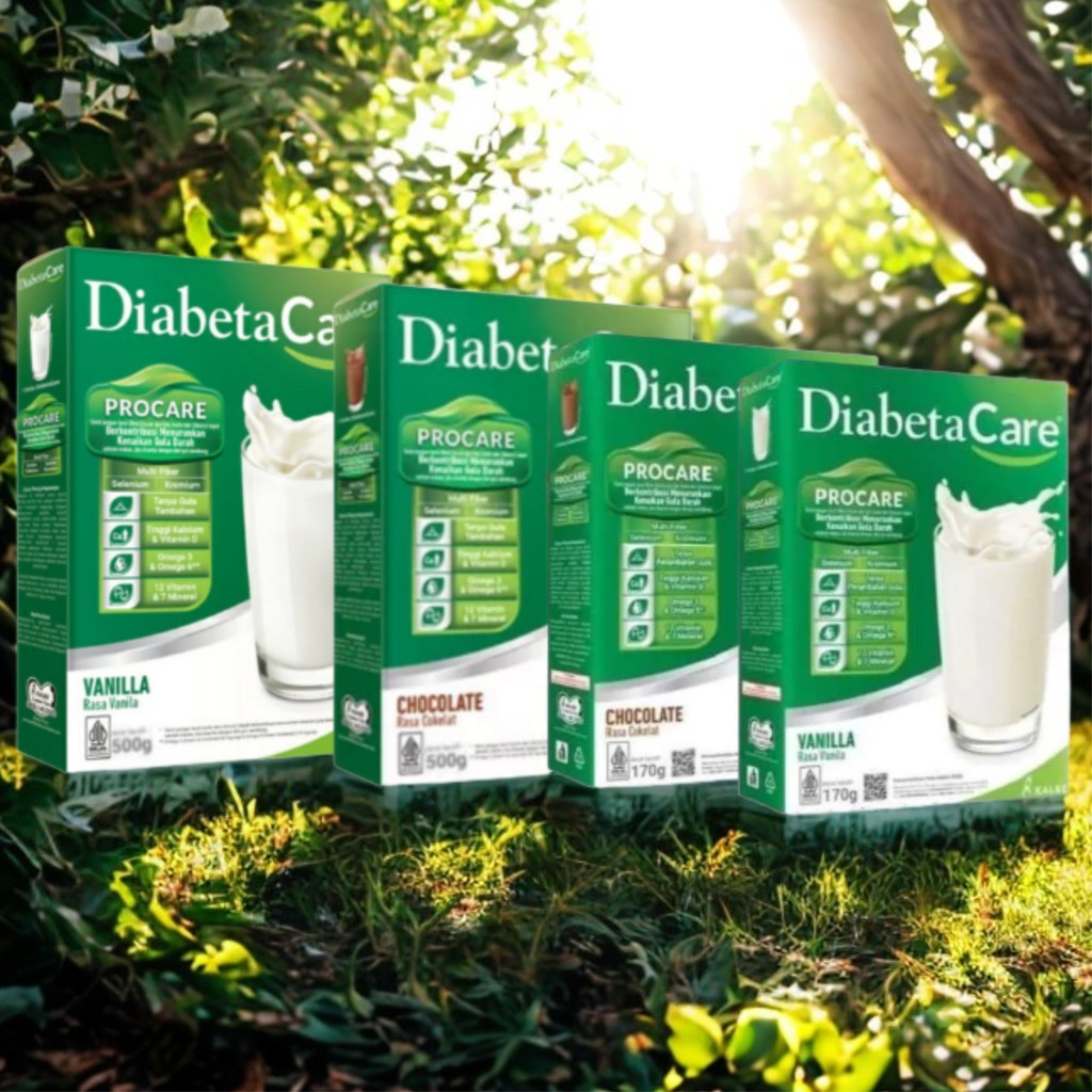 

Susu DiabetaCare 500gr 170gr Susu Diabetes Menurunkan Kenaikan Gula Darah Rasa Vanila Coklat ASB