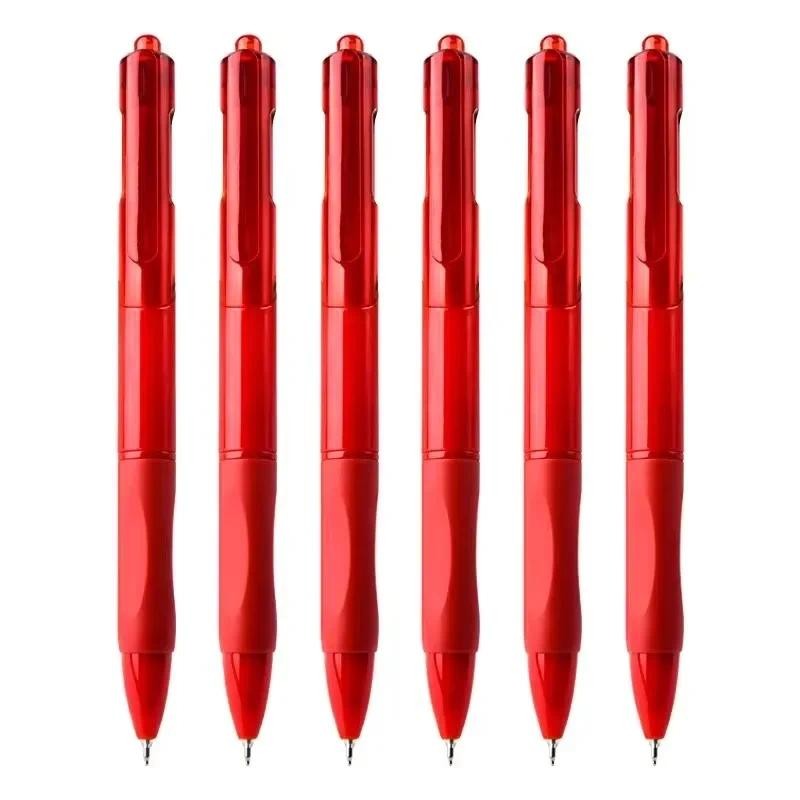 

Red Press Gel Pen ST Pen Quick-drying Marking Pen 0.5mm Suitable for School Office Use Writing Supplies Student Stationery