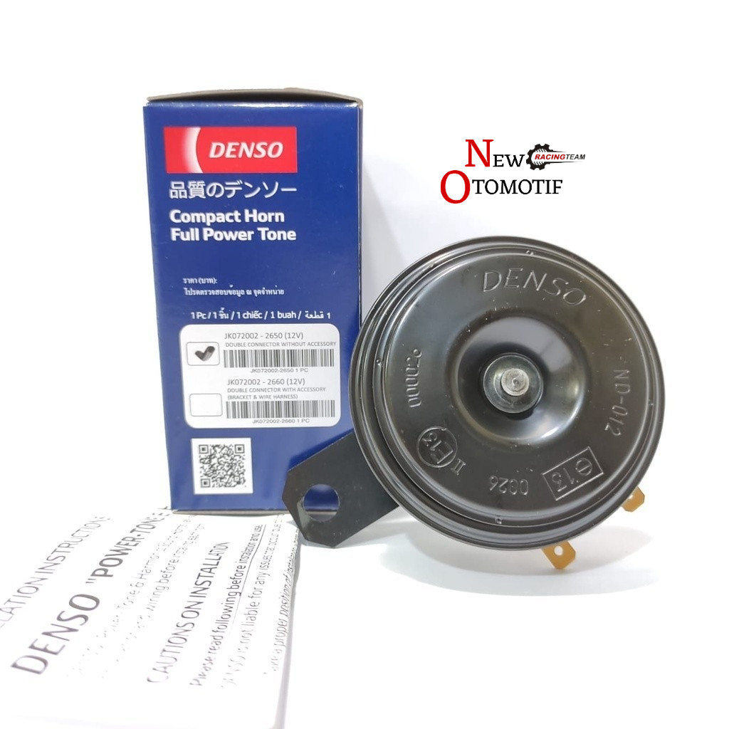 Klakson Denso Disc Satuan Suara Mobil Avanza 12 V Bisa Buat Motor & Mobil Merk Denso 100% Original K