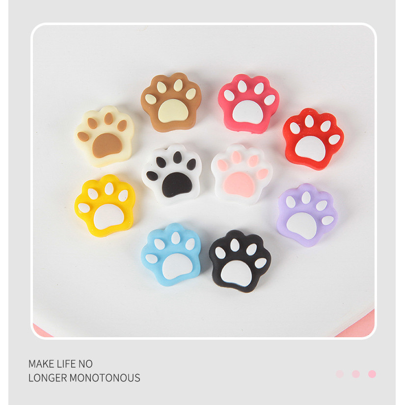 

AWC PENGHAPUS PENSIL 1PCS WARNA-WARNI BENTUK PAWS KITTEN KAWAII CUTE AESTHETIC