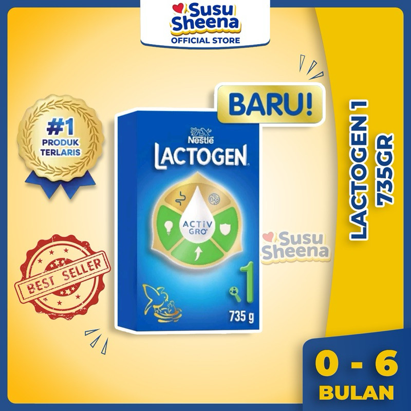 TINATAH ‼️CUCI GUDANG‼️ LACTOGEN 1 750 GRAM 0-6 BULAN