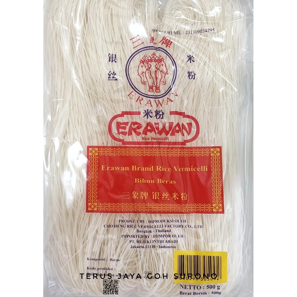 

Erawan Bihun Gajah 500g Bihun Thailand Bihun Erawan