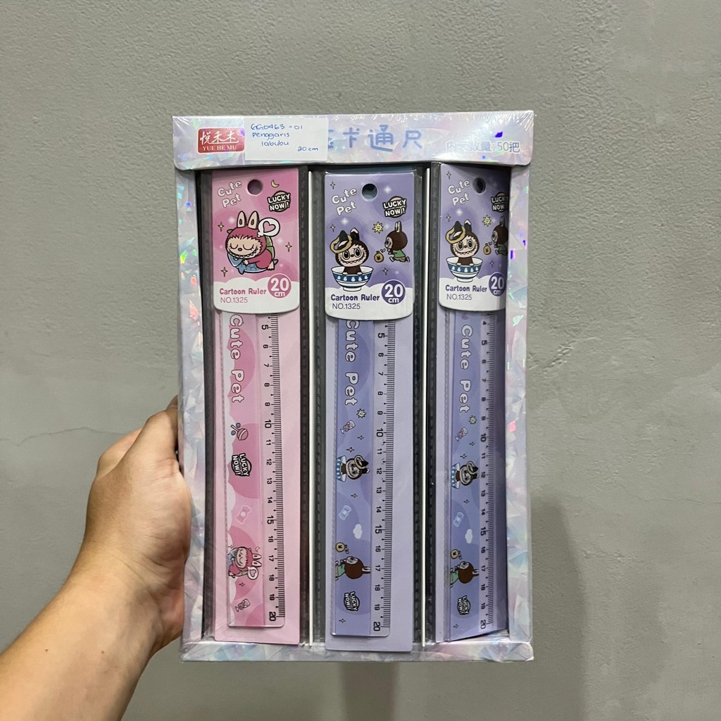 

(1Pcs) Penggaris 20 cm Labubu Keras Packing Individual Import - BC0463