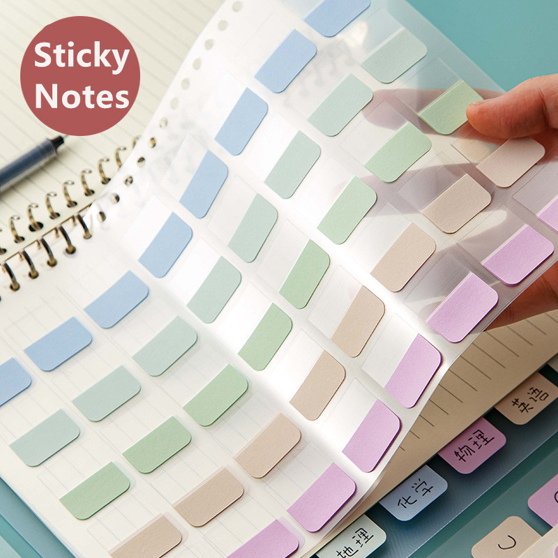 

4Pcs A5 B5 Transparent Sticky Notes Self-Adhesive BookMarkers Annotation Reading Book Clear Tab Kawaii Cute канцелярия