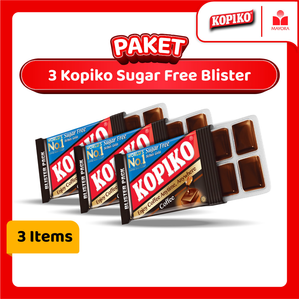 

Paket 3 Permen Kopiko Sugar Free Blister