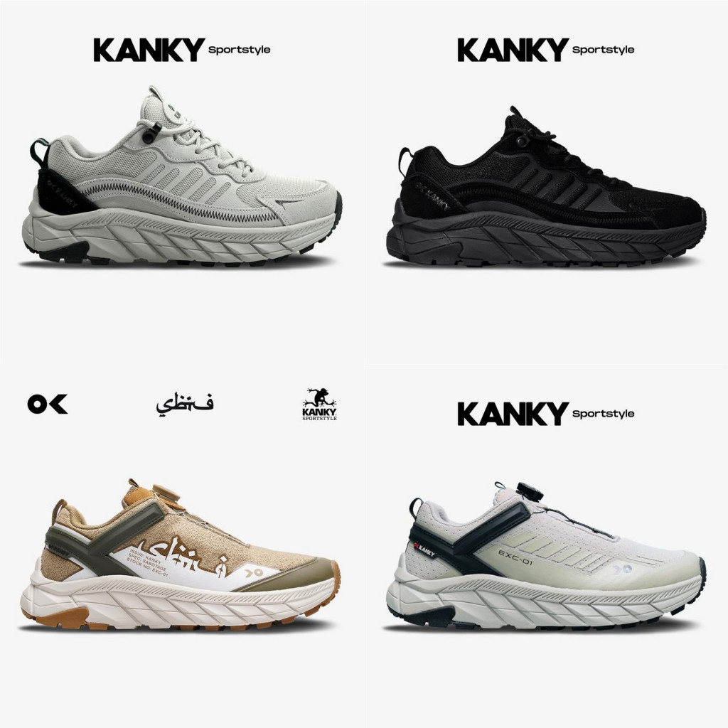 BESTPROMO [BEST SELLER] Sepatu Kanky ORCA / Exc 01 & Exc 02 / ADITYALOGY / AGAIN LAB - Sepatu