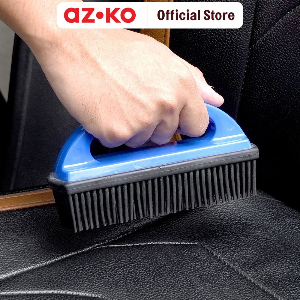AZKO Proclean Sikat Bulu Interior Mobil - Biru Alat Kebersihan Mobil Interior Car Cleaning Brush Car