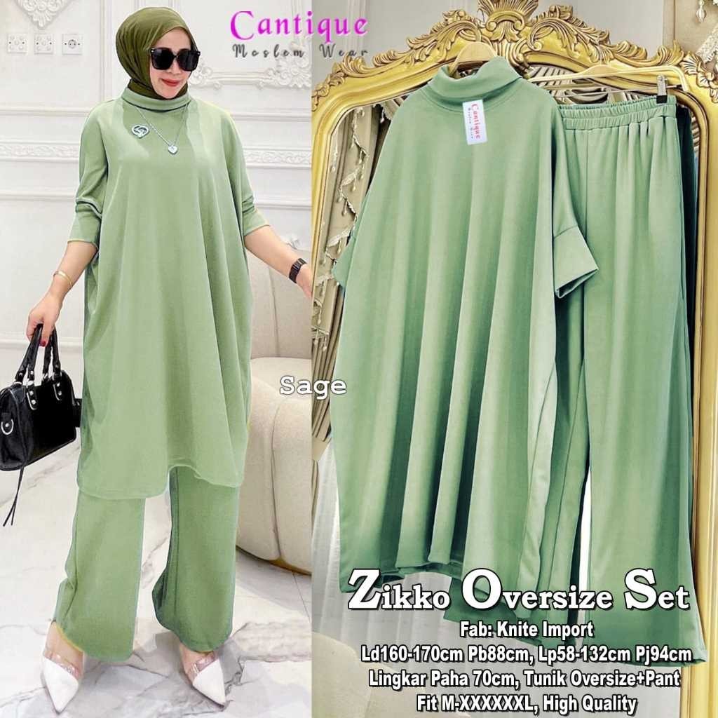 [ COD ] 0108     ZIKKO OVERSIZE SET by CANTIQuE