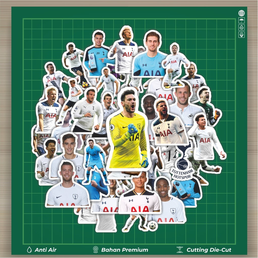 

HOT 50 PCS STIKER Stiker Football Series Tottenham Hotspur Stiker Fashion Cars Decal Dingin Kartu Album Custom Vinyl Anti Air- Sticker Aesthetic Buku Journal Koper Casing HP Tablet Laptop Helm Motor Botol Minum