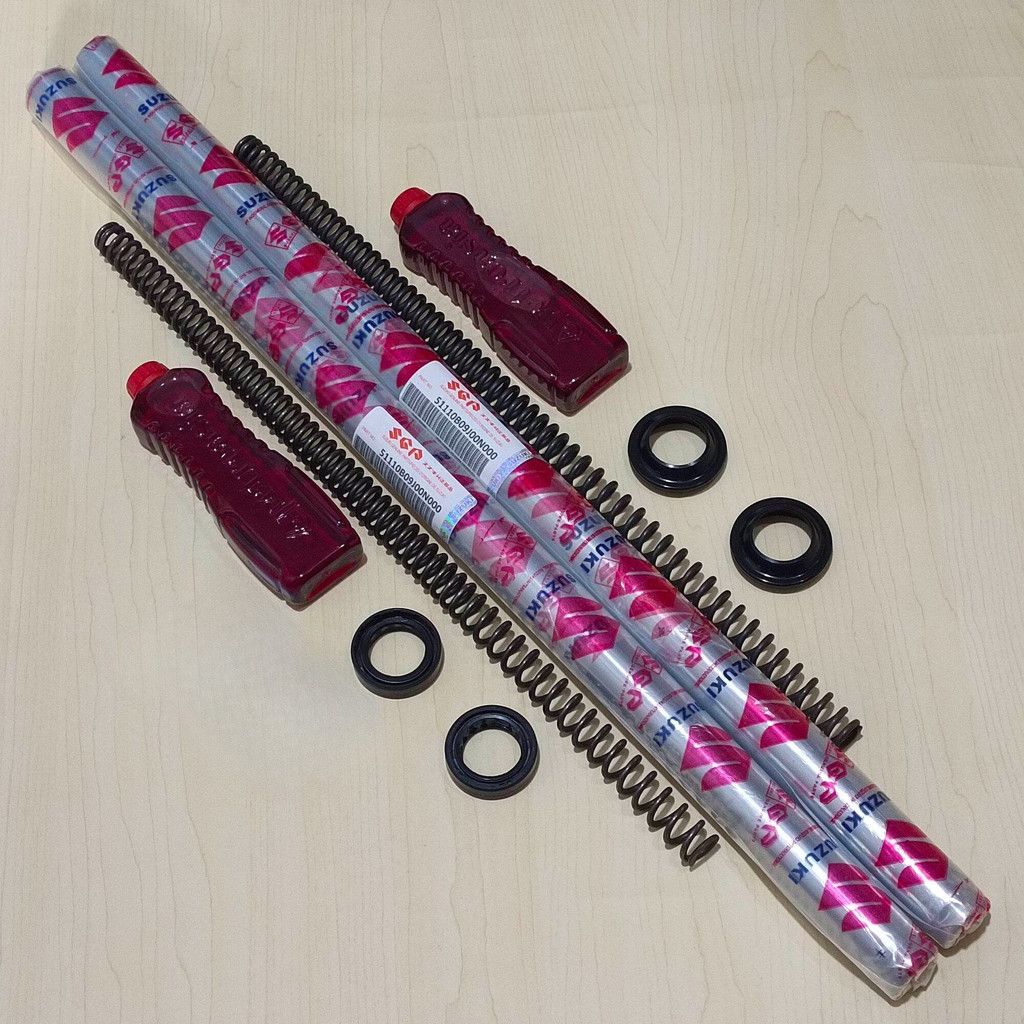 paket lengkap As Shock Depan Suzuki Satria Fu 150 satria fu barong