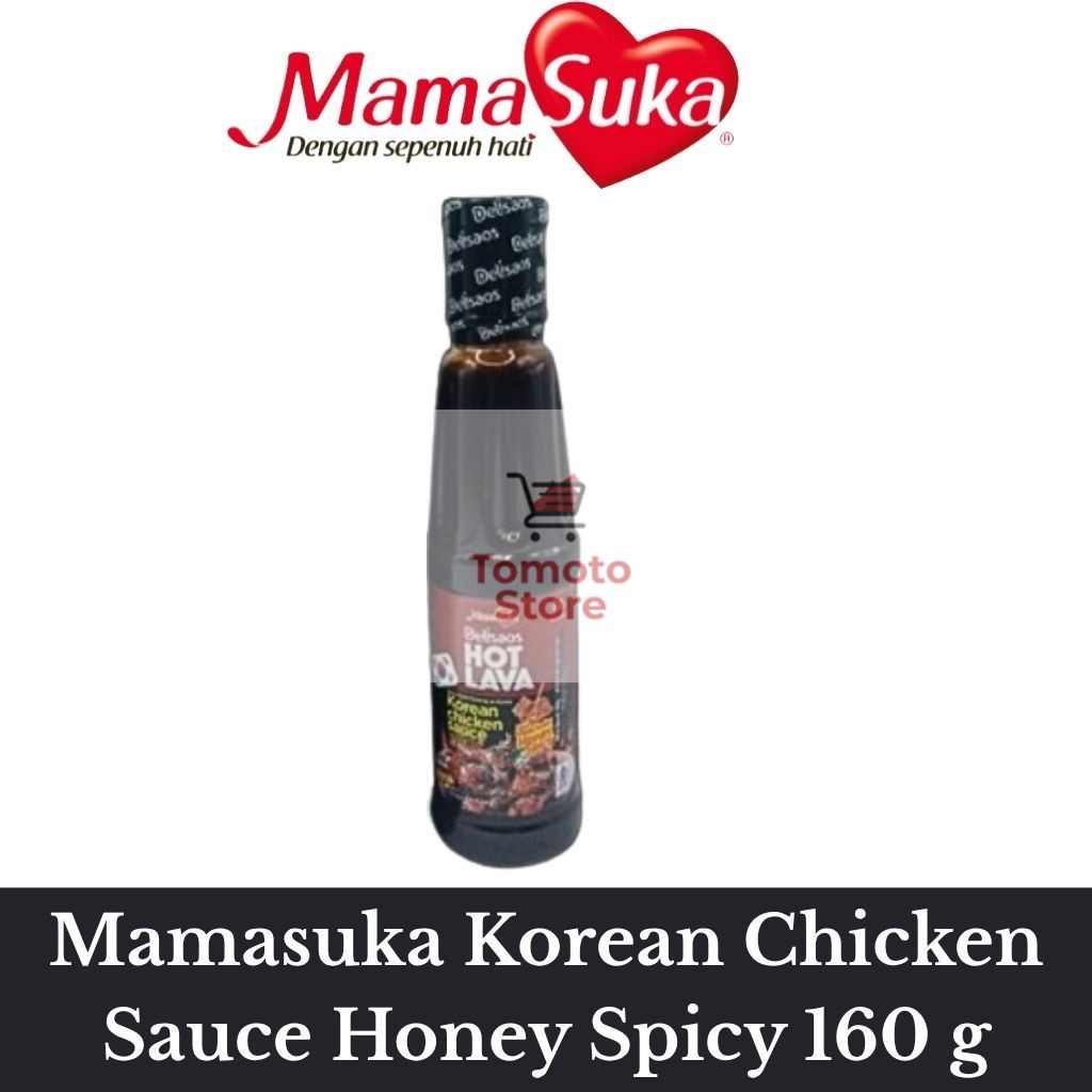 

✨ TOMOTOSTORE ✨ MAMASUKA Delisaos Hot Lava Saus Ayam Goreng Ala Korea Honey Spicy 160 gr