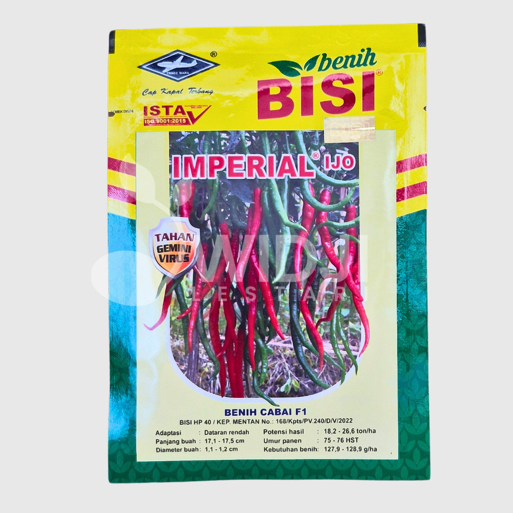 Benih Cabe Panjang Hijau Imperial Ijo 10gr Original Kapal Terbang