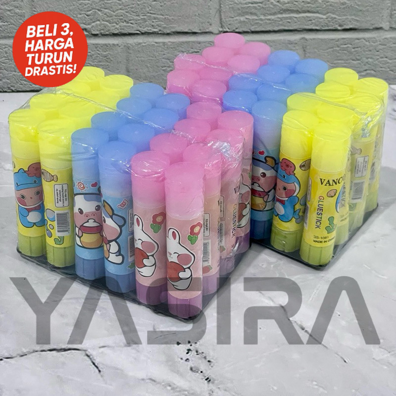 

24 PCS Lem Glue Stick Kecil Fancy 10gr